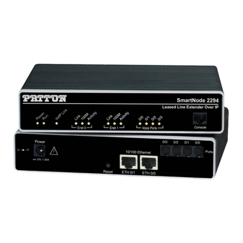 Patton electronics SmartNode 2294 User manual