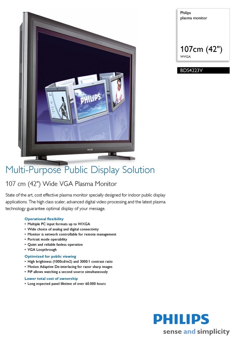 Philips BDS4223V/27 User manual