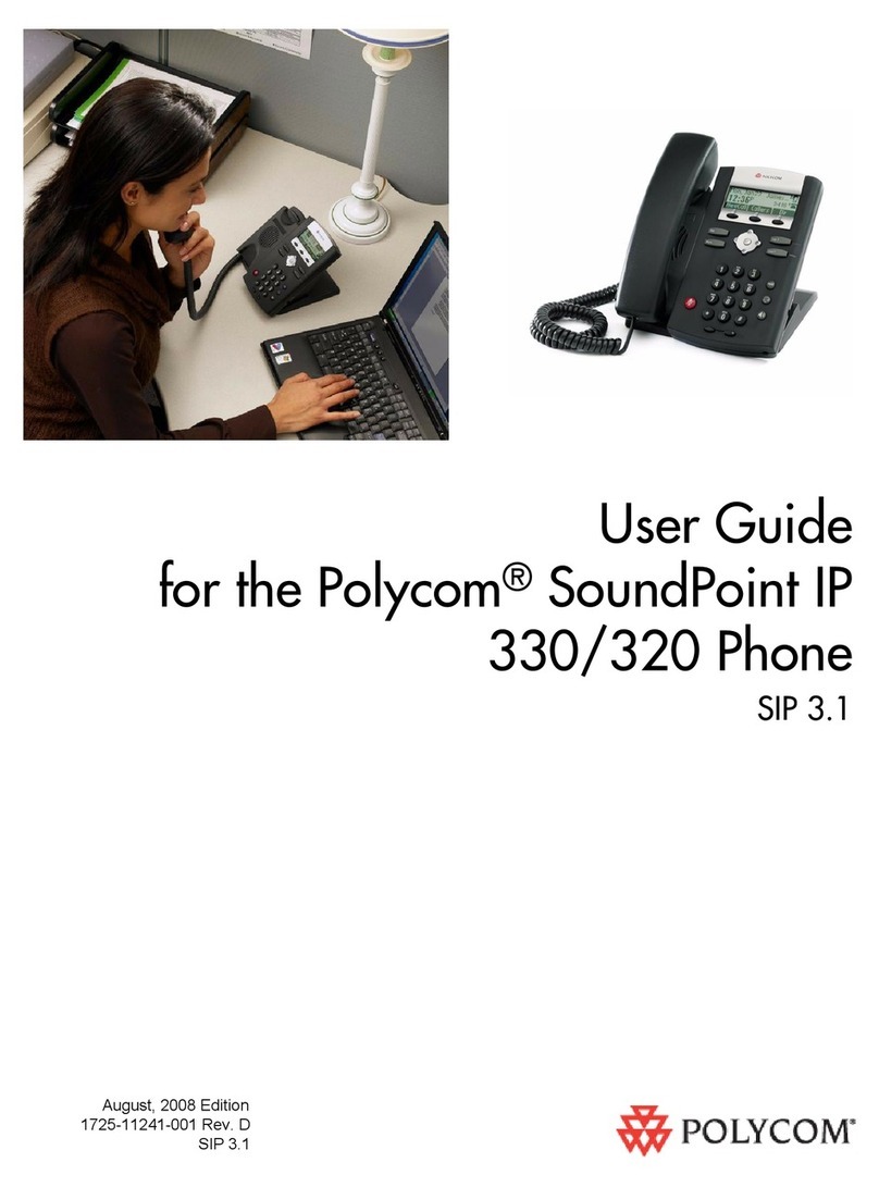 Polycom SoundPoint 320 User manual