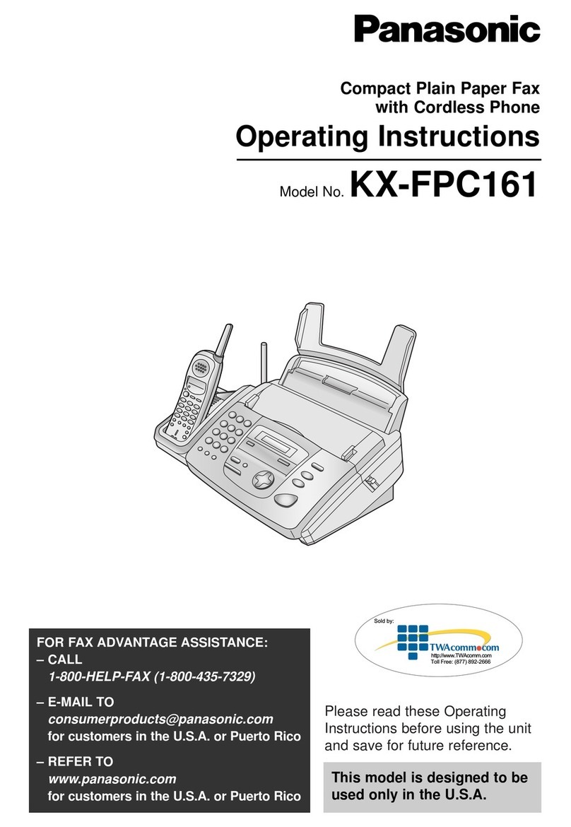 Panasonic KX-FPC161 User manual