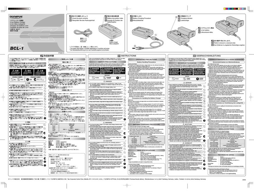 Olympus E-1 - Digital Camera SLR User manual
