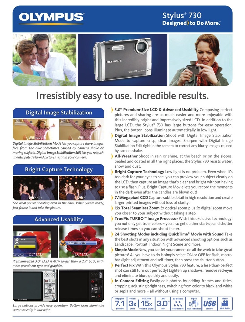 Olympus Stylus 730 User manual