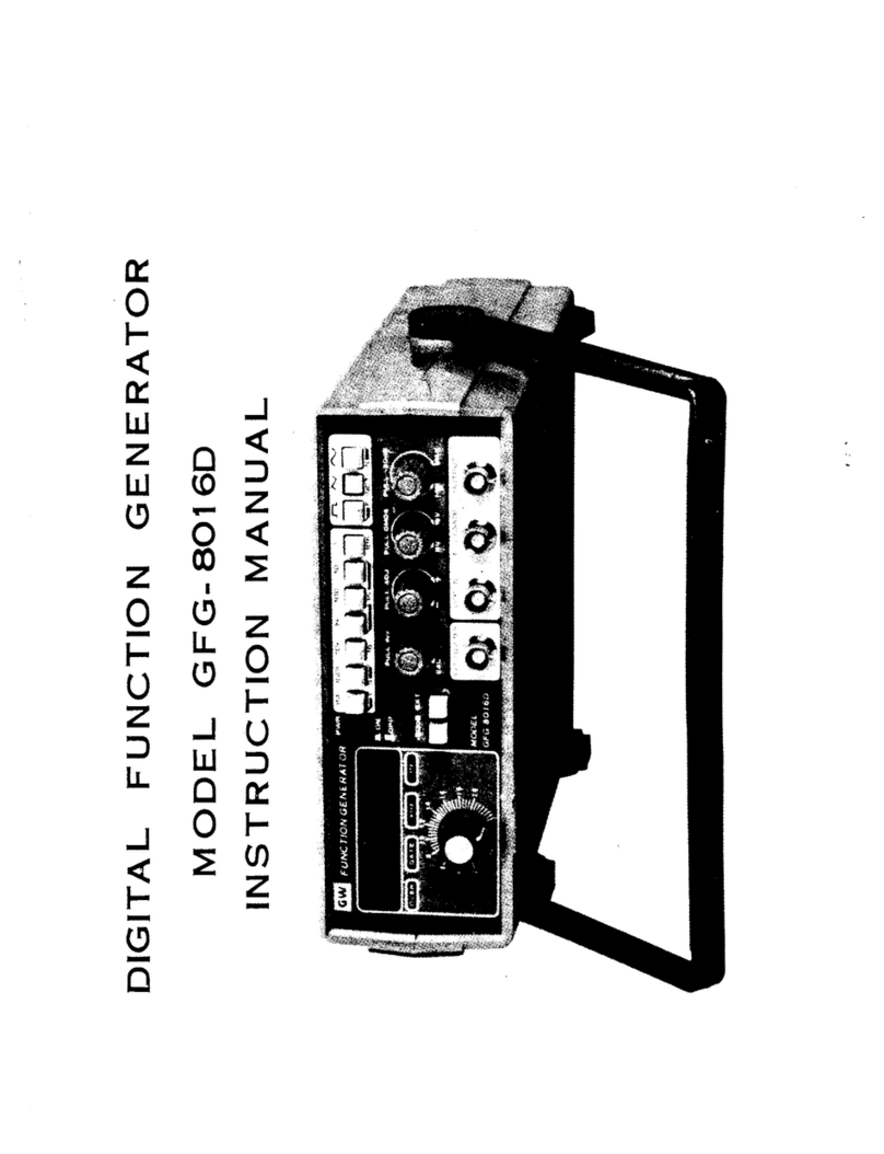 Elenco Electronics GFG-8016D User manual