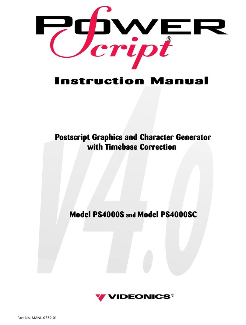 Videonics PowerScript PS4000S User manual