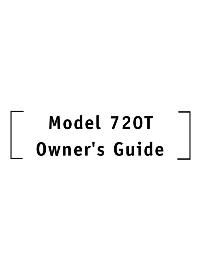 DEI 720T User manual