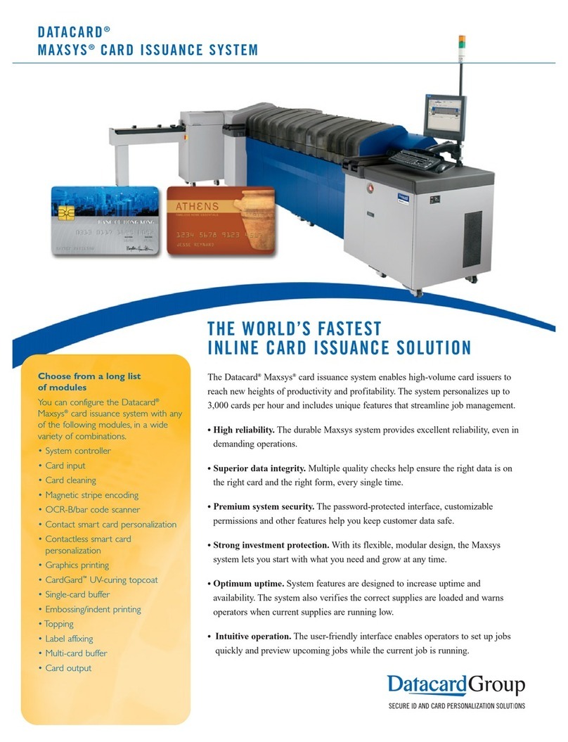 DataCard Maxsys User manual