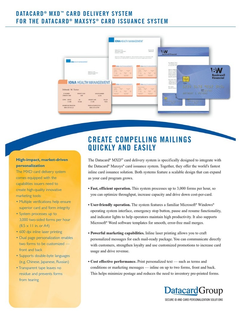DataCard Maxsys User manual