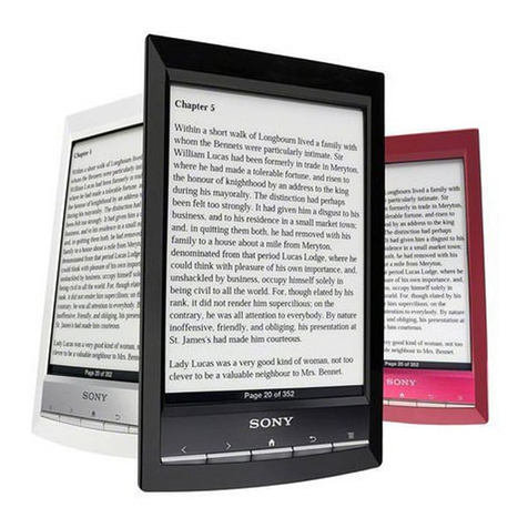 Sony PRS-T1 User manual