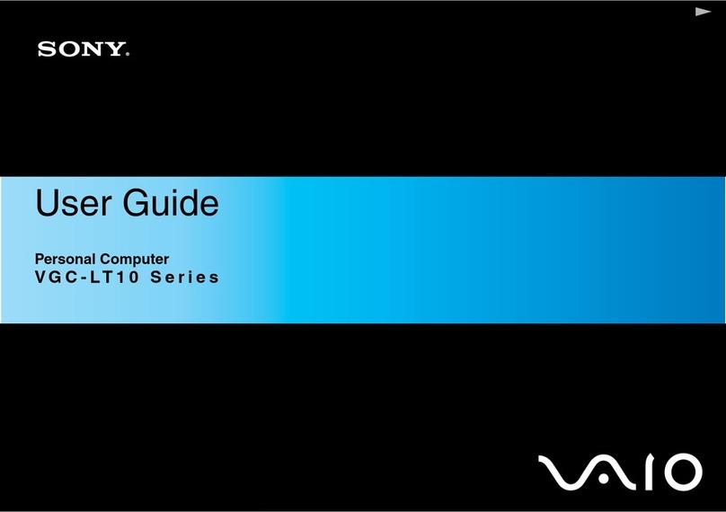 Sony VGC-LT10E - Vaio All-in-one Desktop Computer User manual