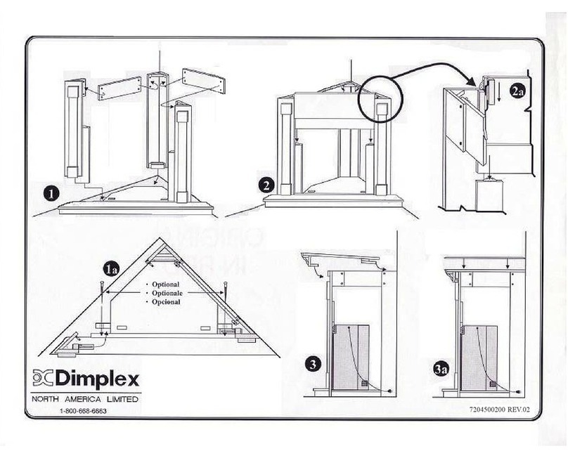 Dimplex Baxter Corner 252 User manual