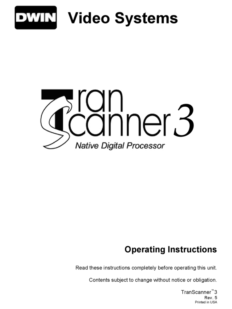 Dwin TransVision 3 User manual