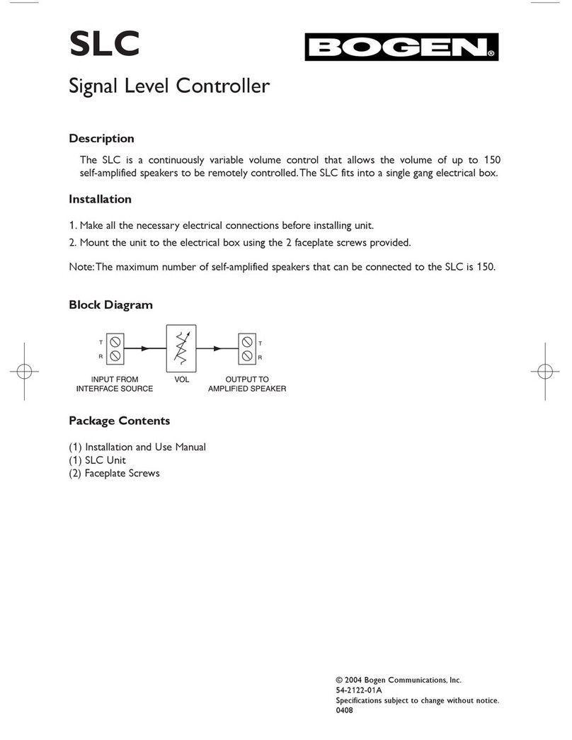 Bogen SLC Guide