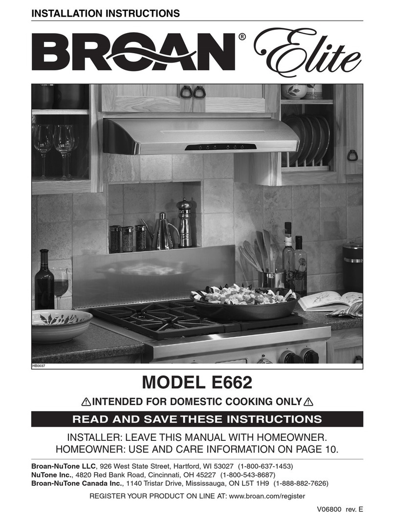 NuTone E662 User manual