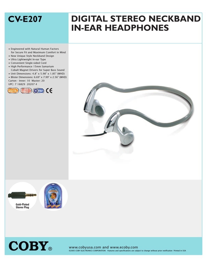 Coby CV-E207 User manual