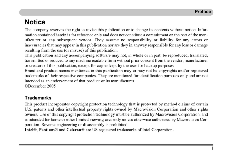 Alienware Sentia m3400 User manual