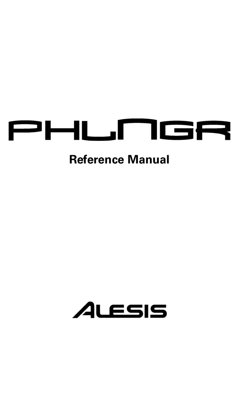 Alesis ModFX Phingr User manual