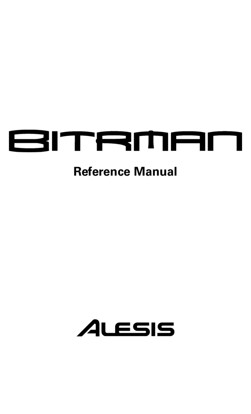 Alesis ModFX Bitrman User manual