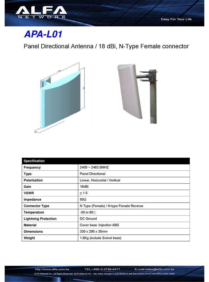 Alfa Network APA-L01 Specifications