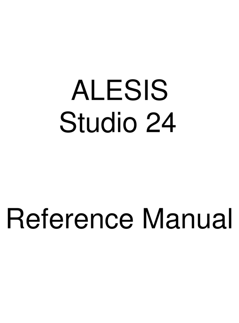 Alesis Studio 24 User manual