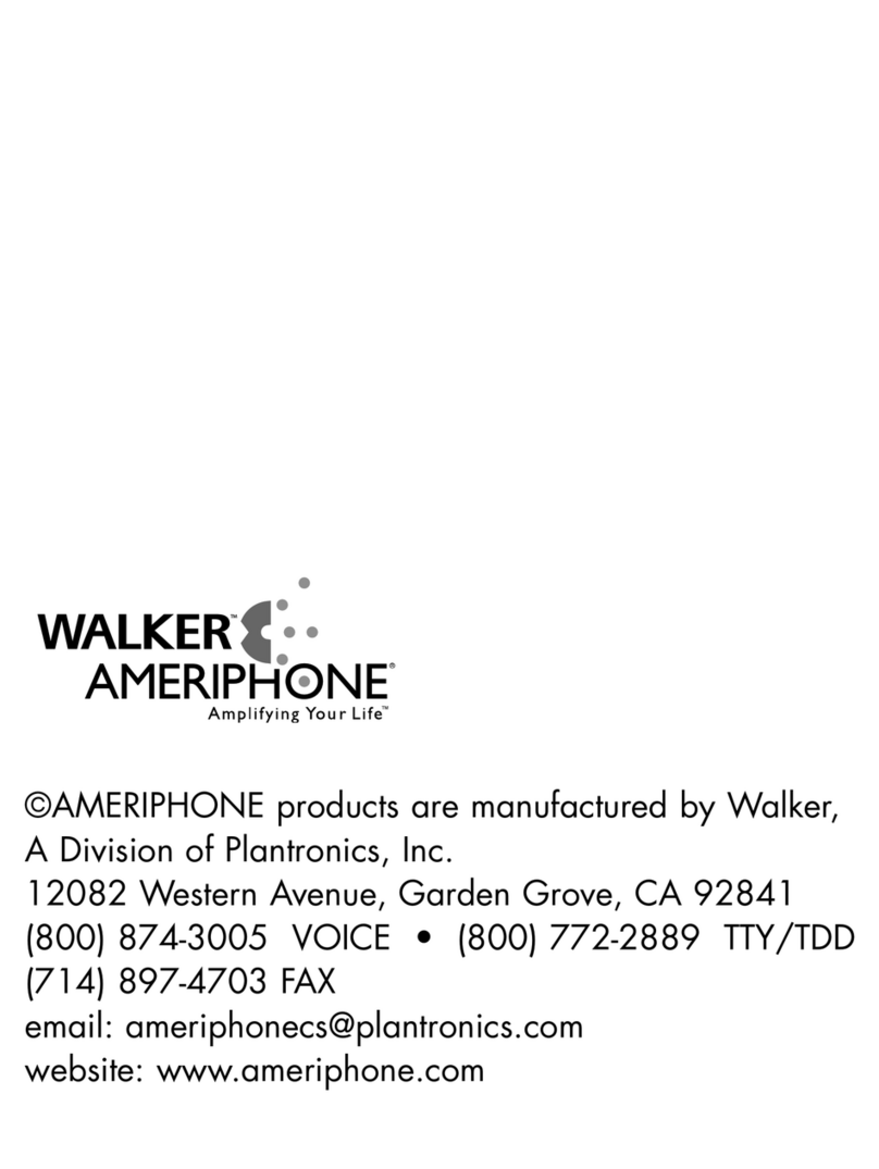 Ameriphone AMRX2 User manual