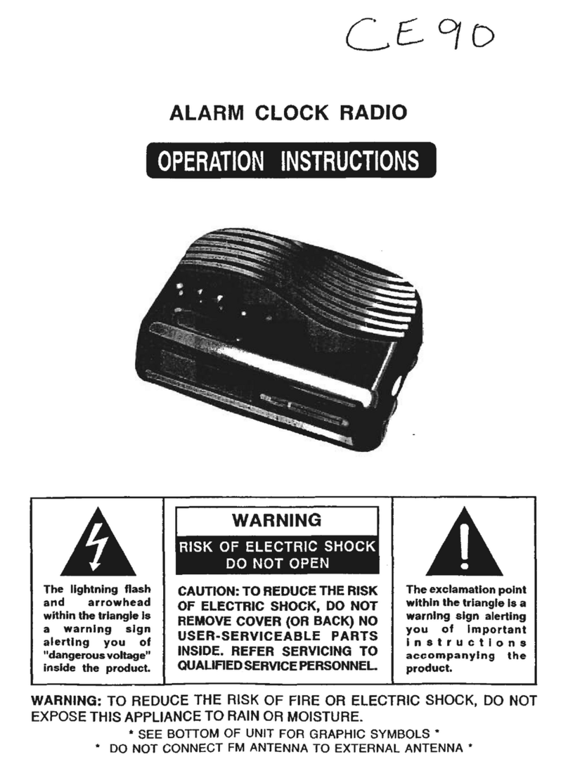 Audiovox CE90 operating instructions
