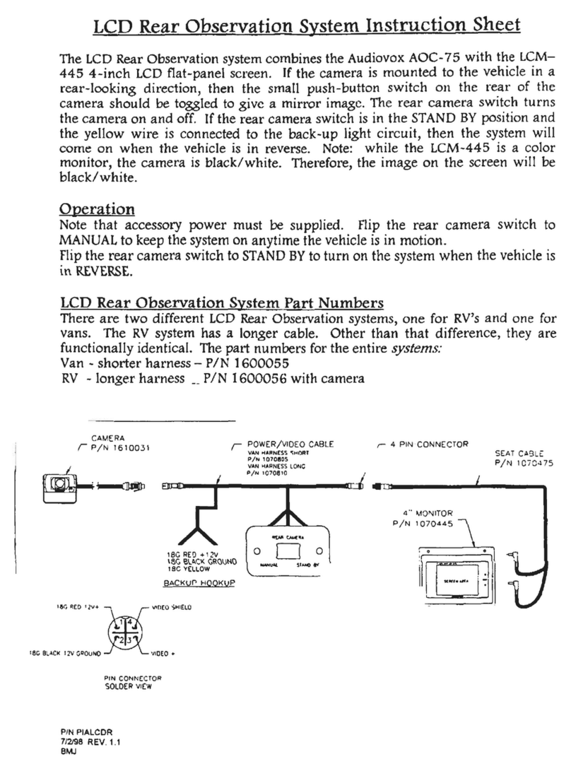 Audiovox Voyager AOC-75 User manual Audiovox Voyager AOC-75 User manual