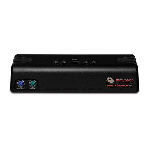 Avocent SwitchView SwitchView PC User manual