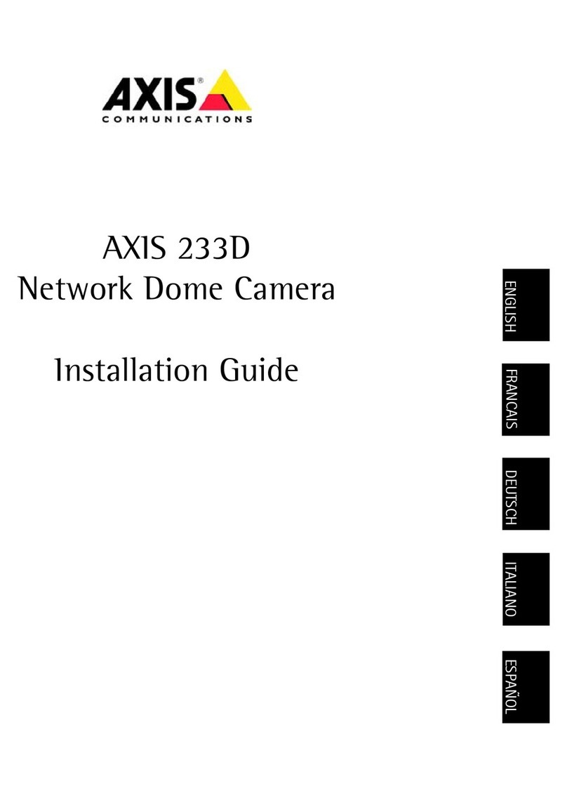 Axis 233D User manual