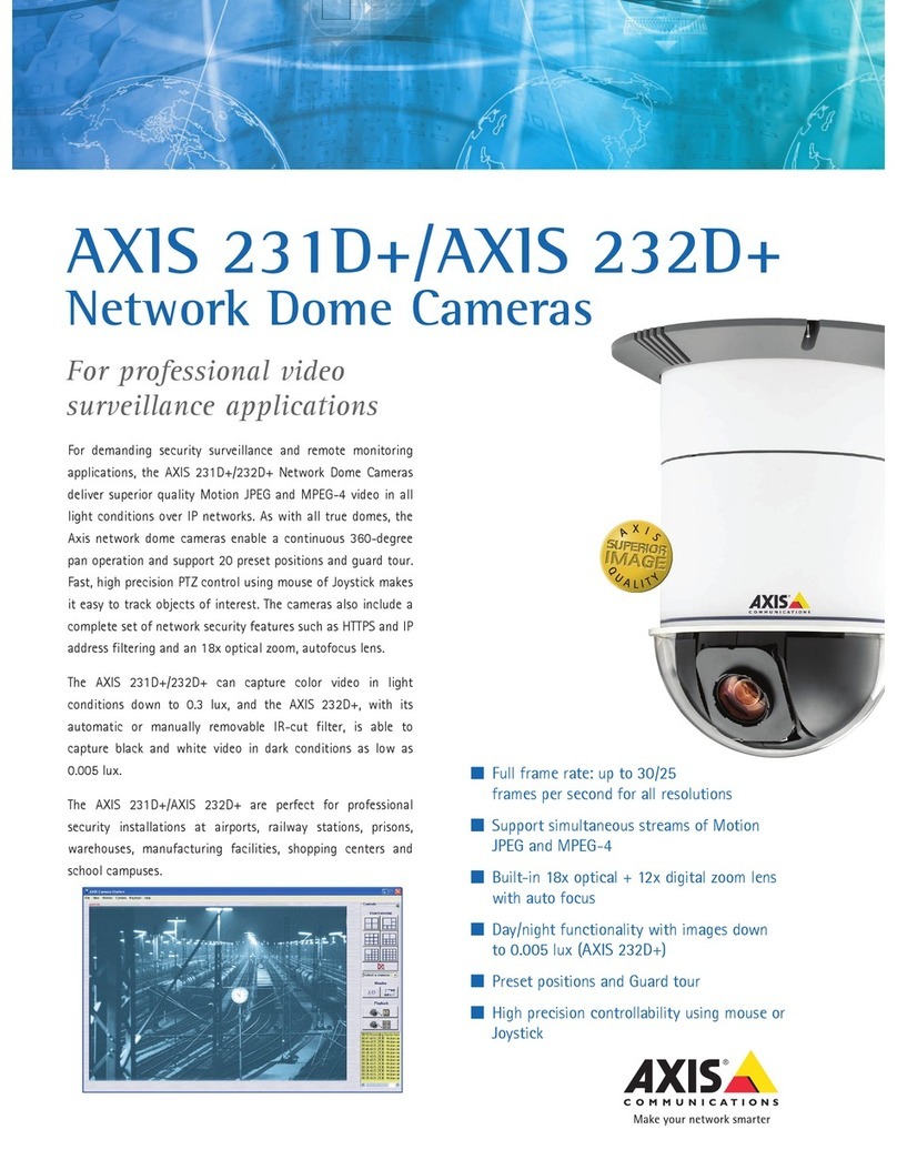 Axis AXIS 231D+ User manual