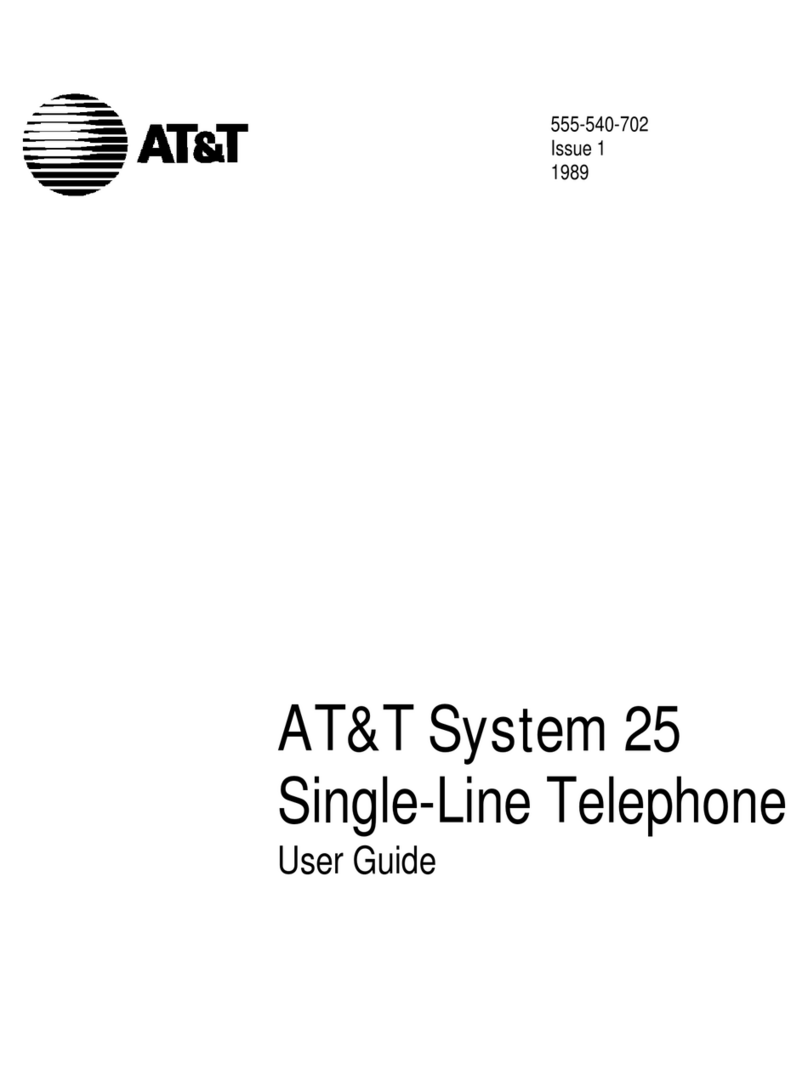 AT&T Definity 6402D User manual AT&T Definity 6402D User manual