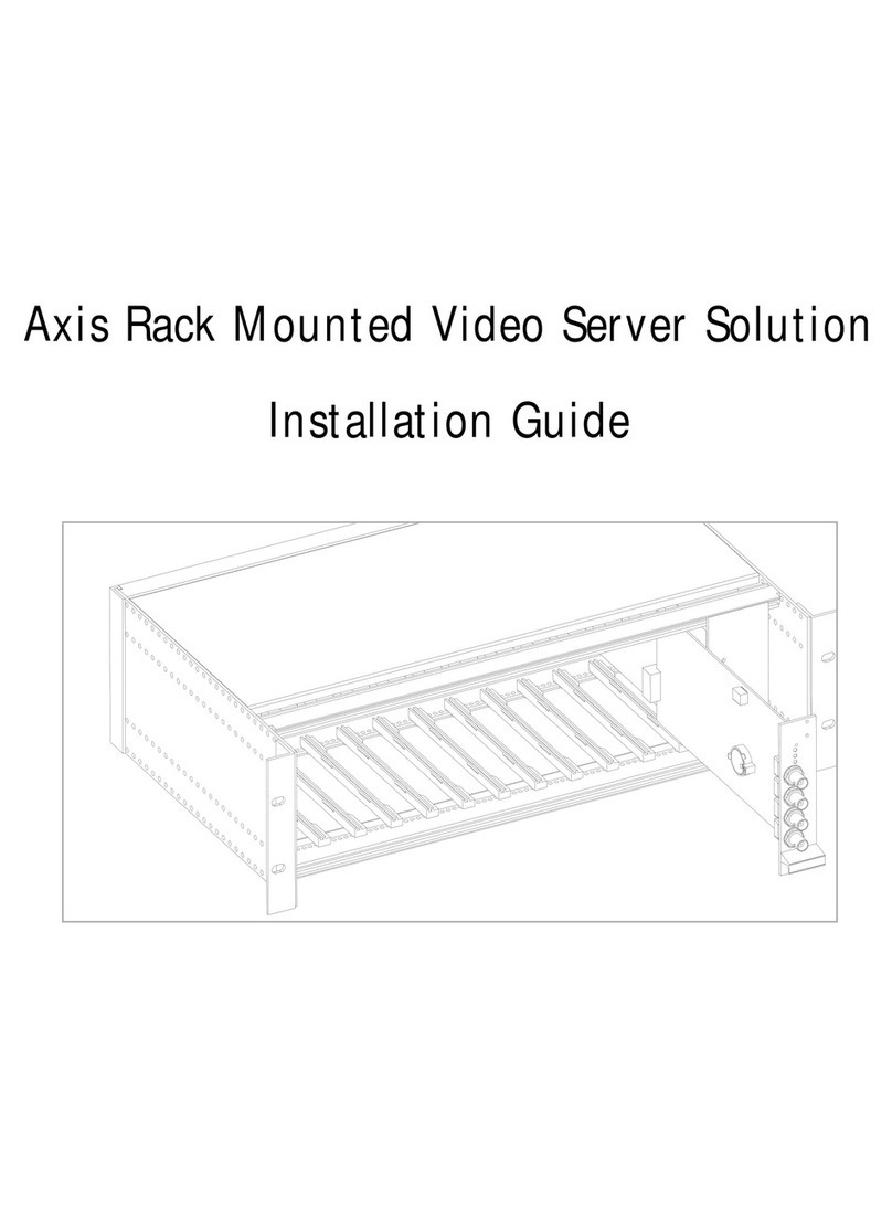 Axis 2400+ User manual