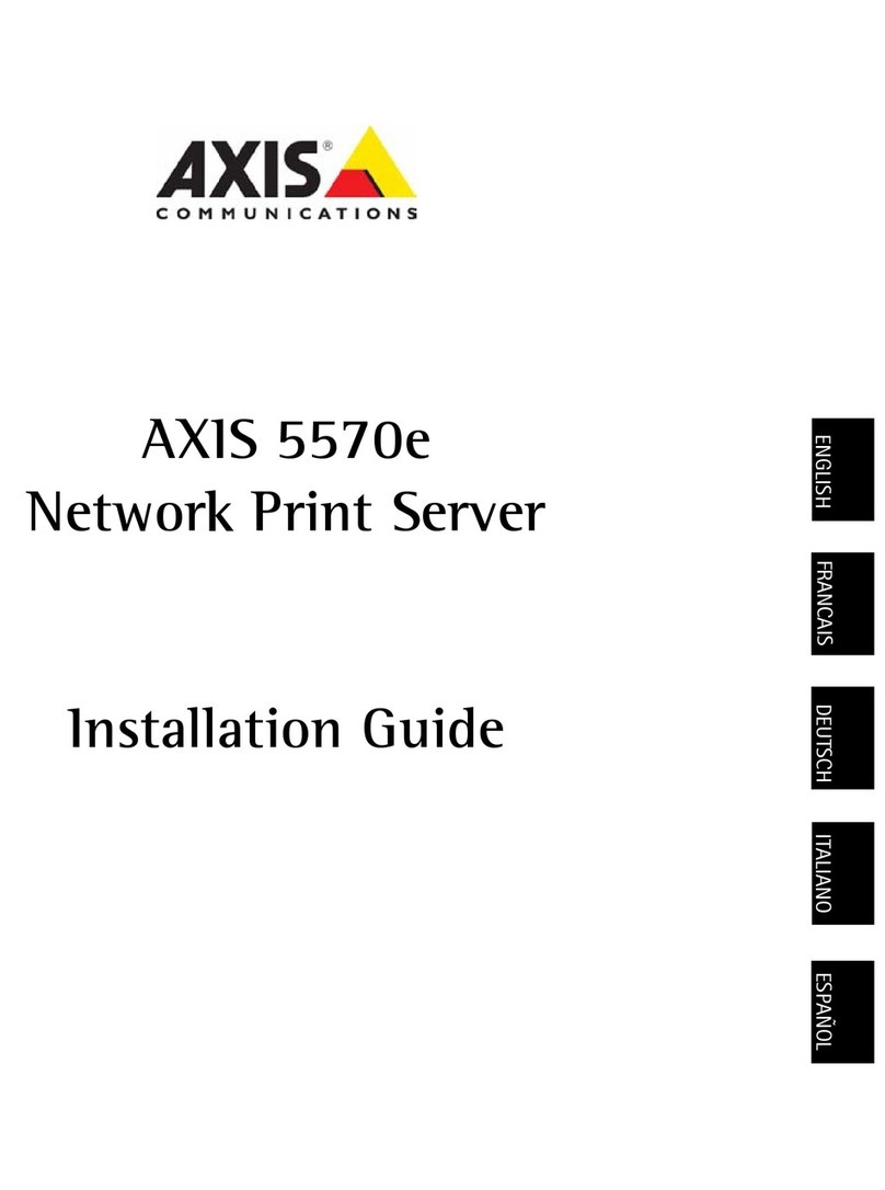 Axis 5570e User manual