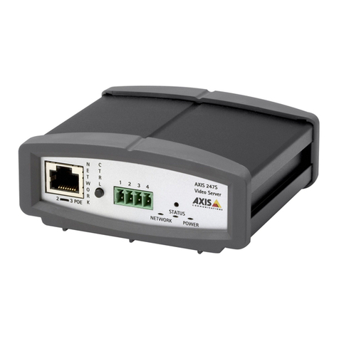 Axis 247S User manual