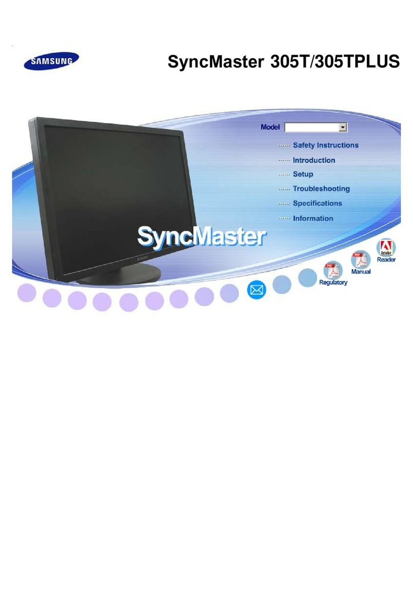 Samsung SyncMaster 305TPLUS User manual