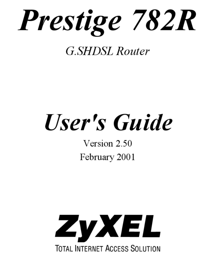 ZyXEL Communications Prestige 782R User manual