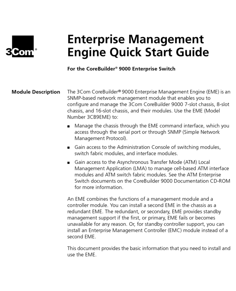 3Com CoreBuilder 9000 User manual