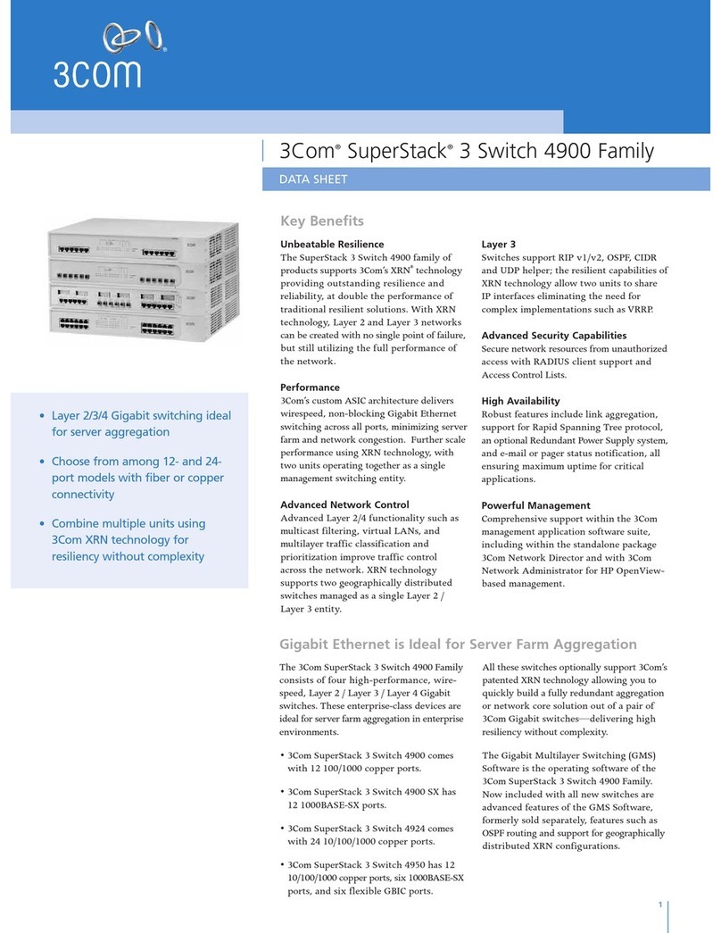 3Com SuperStack 3 4900 User manual