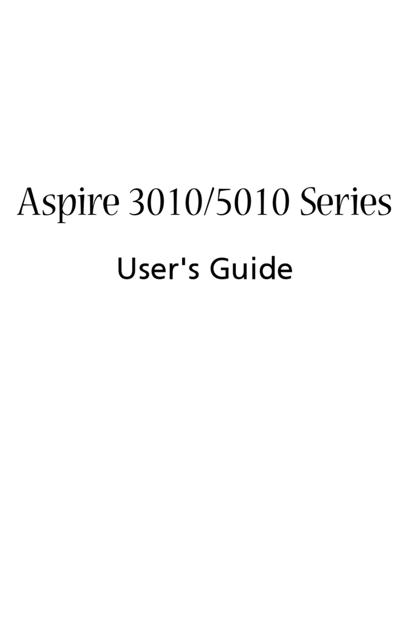 Acer Aspire 3010 User manual