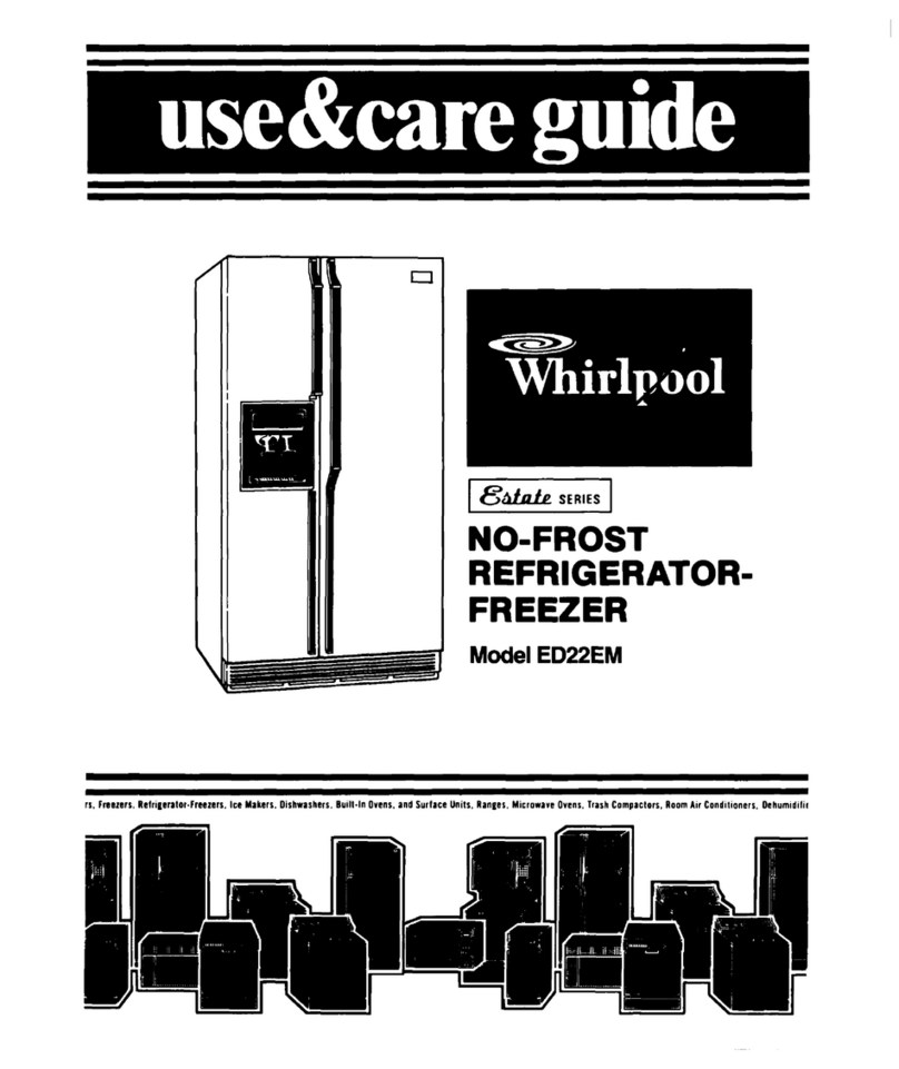 Whirlpool ED22EM User manual