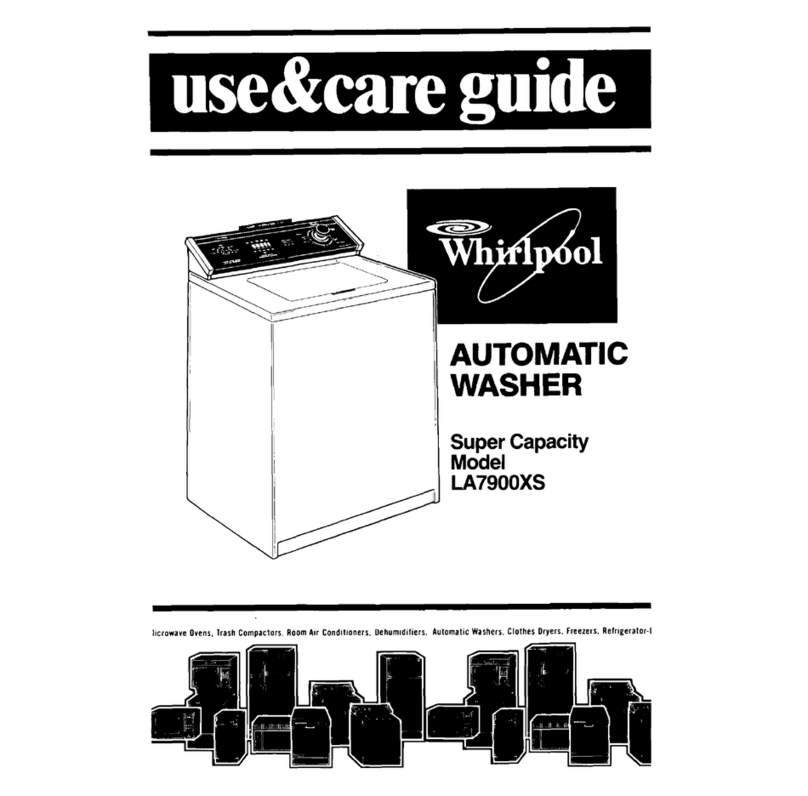 Whirlpool LA7900XS User manual