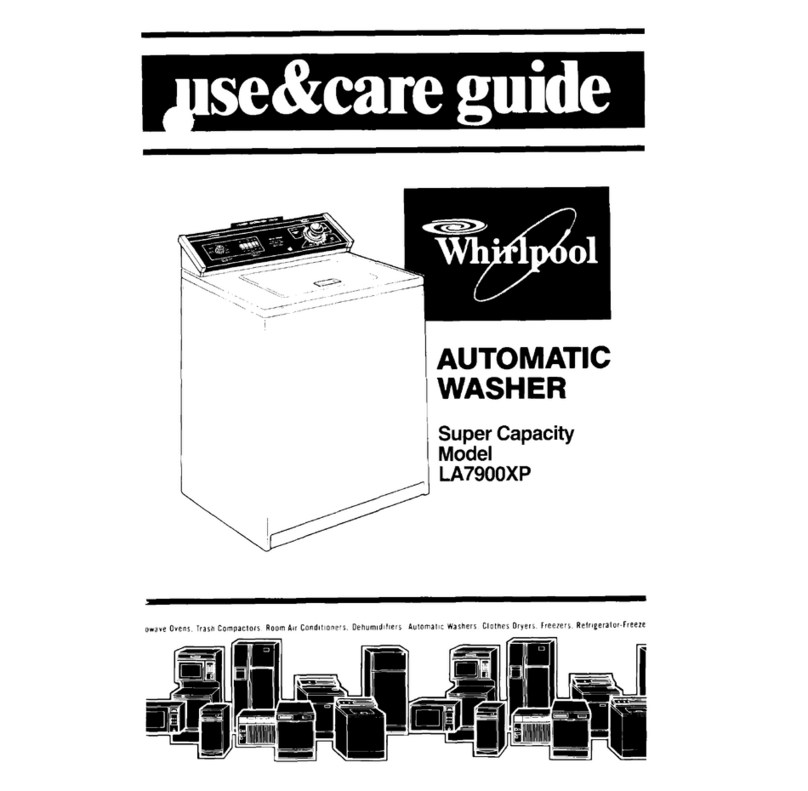 Whirlpool LA7900XP User manual