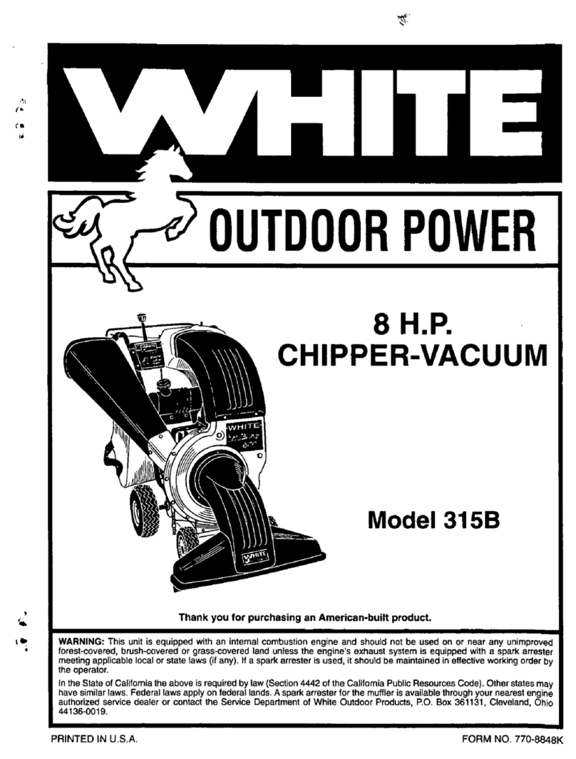 White 315B User manual