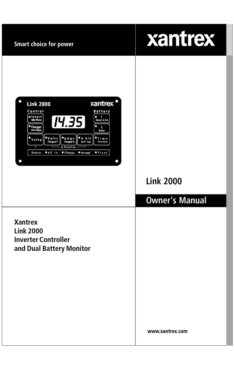 Xantrex Link 2000 User manual