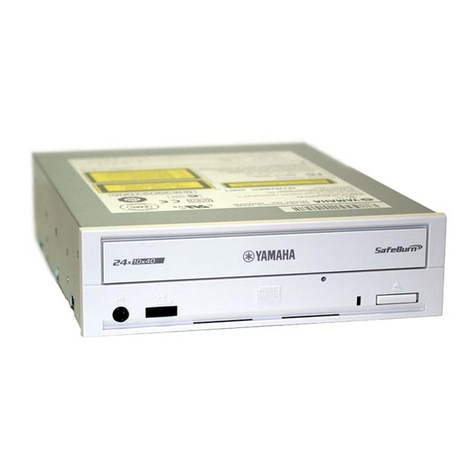 Yamaha CD Recordable/Rewritable Drive CRW3200 owner's manual