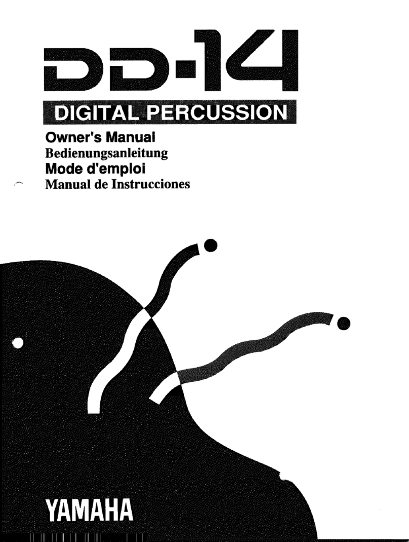 Yamaha DD-14 User manual