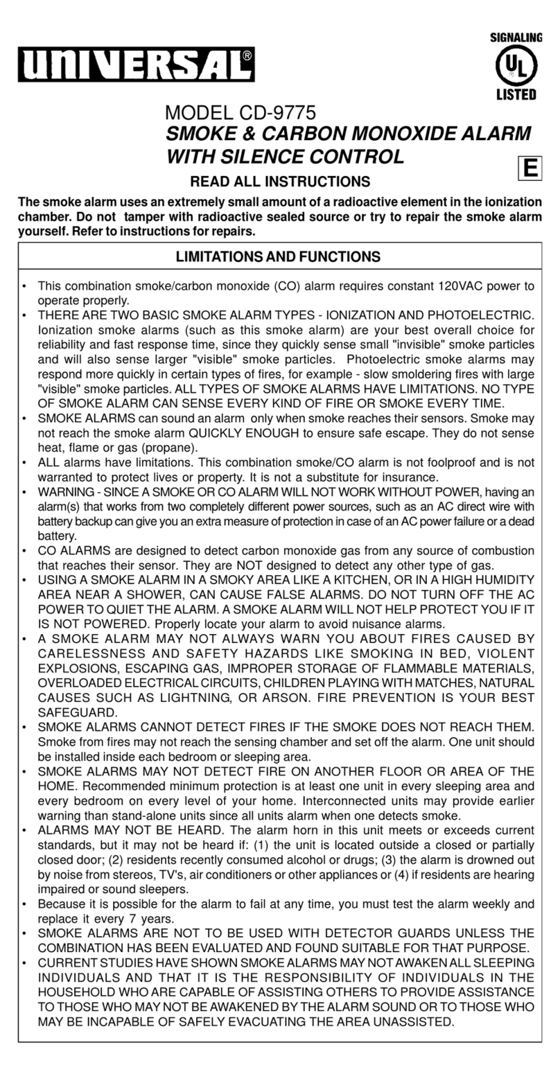 Universal CD-9775 User manual