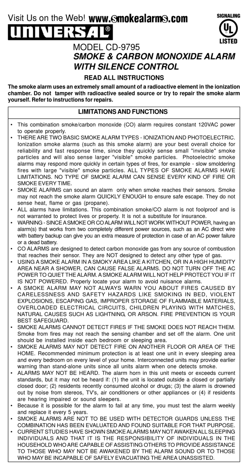 Universal CD-9795 User manual