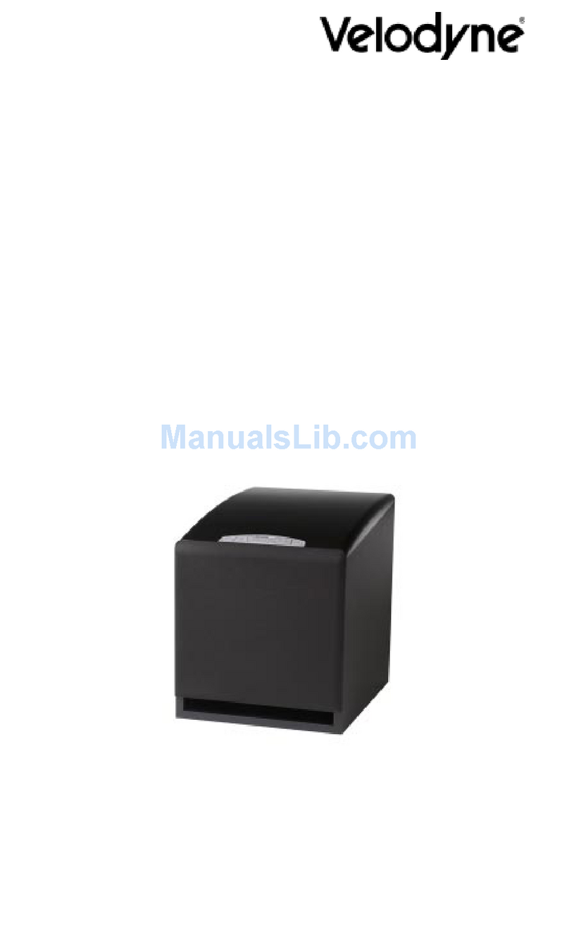 Velodyne DPS-10 User manual