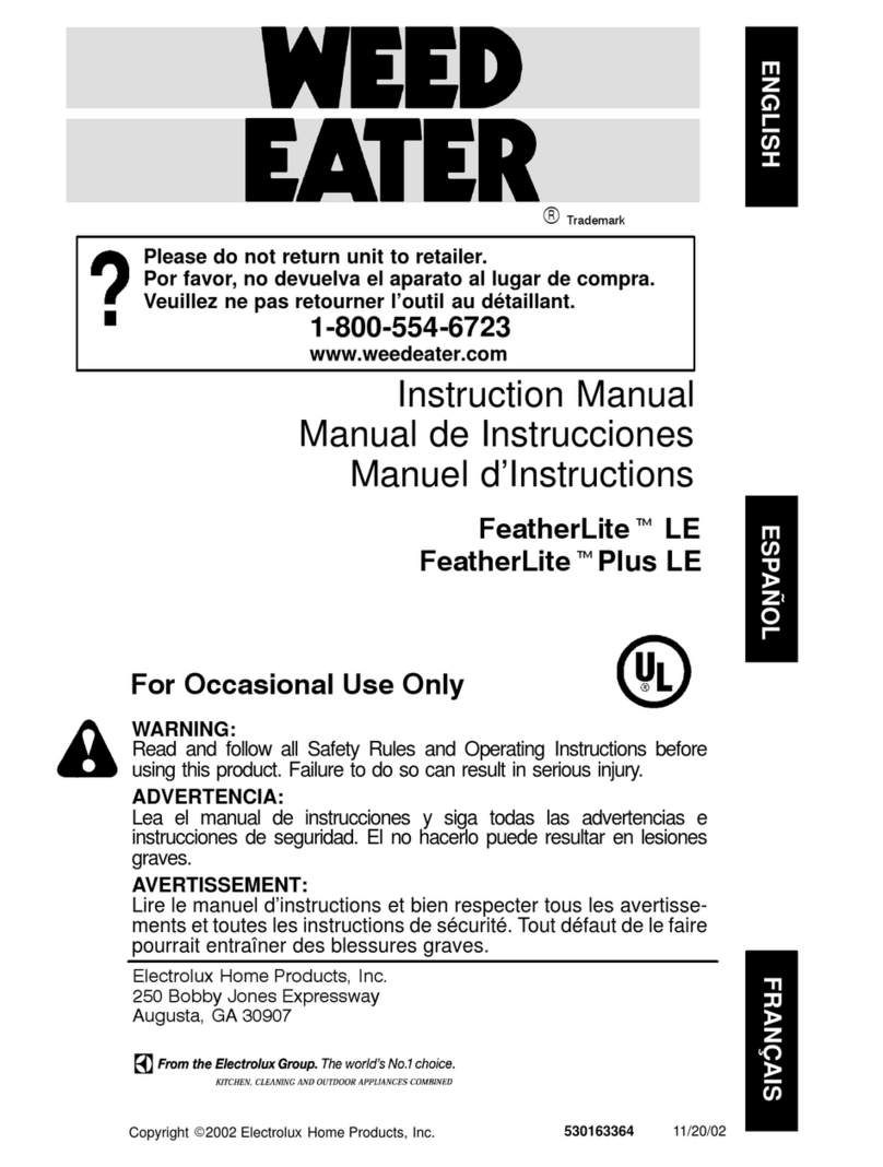 Weed Eater LE User manual