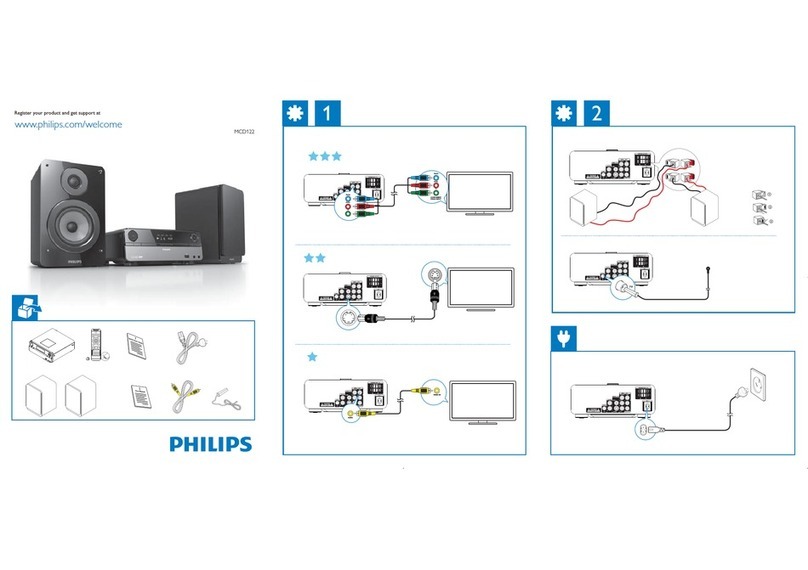 Philips MCD122/79 User manual